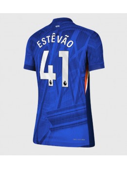 Zenske Futbalové oblečenie Chelsea Estevao Willian #41 2025-26 Krátky Rukáv - Domáci